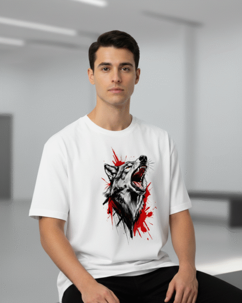 Wolf Oversized tee