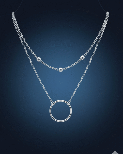 Karma Necklace: Minimalist Gold Three-Pearl Bar Pendant — Meaningful Jewelry Gift